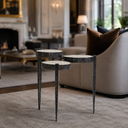 Forged Metal Agate Table (3 Tiers) - #1
