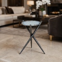 Forged Metal Agate Table (Sticks and Stones) - #1
