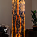 Tangerine Onyx Floor Lamp #3