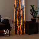 Tangerine Onyx Floor Lamp #3