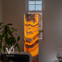 Miami Sunset Onyx Floor Lamp - 59" Tall - (#2)