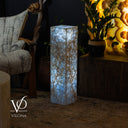 Arctic Onyx Floor Lamp - Small - 31.5"H x 8"W - Square - #2