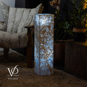 Arctic Onyx Floor Lamp - Small - 31.5"H x 8"W - Square - #2