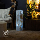 Arctic Onyx Floor Lamp - Small - 31.5"H x 8"W - Square - #2