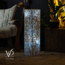 Arctic Onyx Floor Lamp - Small - 31.5"H x 8"W - Square - #2