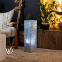 Arctic Onyx Floor Lamp - Small - 27.5"H x 8"W - Square - #4