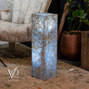 Arctic Onyx Floor Lamp - Small - 27.5"H x 8"W - Square - #4