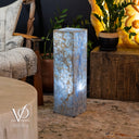 Arctic Onyx Floor Lamp - Small - 27.5"H x 8"W - Square - #4