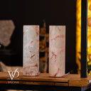 Divina Claire Onyx Lamp Pair #1 shown turned off