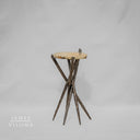 Forged Metal Agate Table (Sticks and Stones) - #2