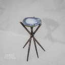 Forged Metal Agate Table (Sticks and Stones) - #3
