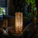Bamboo Onyx Table Lamp – Light Edition #1 – 19.75" Tall × 6" Wide
