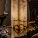 Bamboo Onyx Table Lamp – Light Edition #1 – 19.75" Tall × 6" Wide