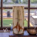 Bamboo Onyx Table Lamp – Dark Edition #1 – 19.75" Tall × 6" Wide