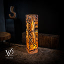 Aqua Onyx Floor Lamp - Medium - 49.5"H x 12"W - Square - #13