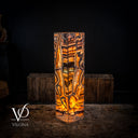Aqua Onyx Floor Lamp - Medium - 49.5"H x 12"W - Square - #13
