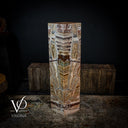 Aqua Onyx Floor Lamp - Medium - 49.5"H x 12"W - Square - #13