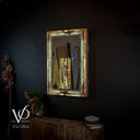 Aqua Onyx Crystal Mirror #1 (Rectangle)