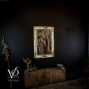 Aqua Onyx Crystal Mirror #1 (Rectangle)