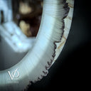 White Ice Onyx Mirror #1 (Circle)