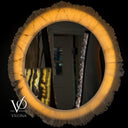 White Ice Onyx Mirror #1 (Circle)