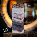 Rosa Onyx Table Lamp - 18"H x 6"W - Square Closed Top - (Small #10)