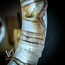 White Ice Onyx Mirror - 40" Diameter, 4" Deep - (#2 Medium)