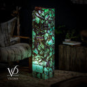 Fluorite Floor Lamp - Medium - 43.5"H x 10"W - Square - #10