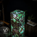 Fluorite Floor Lamp - Medium - 43.5"H x 10"W - Square - #10