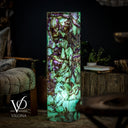 Fluorite Floor Lamp - Medium - 43.5"H x 10"W - Square - #10