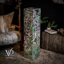 Fluorite Floor Lamp - Medium - 43.5"H x 10"W - Square - #10