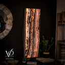 Rosa Onyx Crystal Wall Panel - 19.75" Wide x 59" Tall x 4" Deep (Single #1)