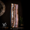 Rosa Onyx Crystal Wall Panel - 19.75" Wide x 59" Tall x 4" Deep (Single #1)