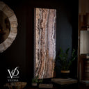Rosa Onyx Crystal Wall Panel - 19.75" Wide x 59" Tall x 4" Deep (Single #1)