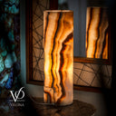 Sahara Onyx Lamp - 18" Tall x 5.5" Diameter - (Medium #58)
