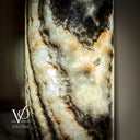 Tangerine Onyx Table Lamp - 20" Tall x 5.5" Diameter - (Medium #29)