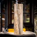 Onyx Table Lamp - Divina Claire 19.5" Tall, x 5.75" Diameter (Medium #2)