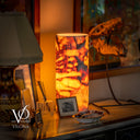 Onyx Table Lamp - Divina Claire 18" Tall, x 8" Diameter (Large #3)
