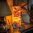 Onyx Table Lamp - Divina Claire 18" Tall, x 8" Diameter (Large #3)