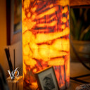 Onyx Table Lamp - Divina Claire 18" Tall, x 8" Diameter (Large #3)