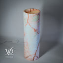 Onyx Table Lamp - Divina Claire 18" Tall, x 5.5" Diameter (Medium #3)