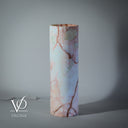 Onyx Table Lamp - Divina Claire 18" Tall, x 5.5" Diameter (Medium #3)