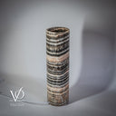 Tangerine Onyx Table Lamp - 20" Tall, x 5.5" Diameter - (Medium #14)