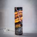 Aqua Onyx Lamp -  20" Tall, x 5.5" Diameter - (Medium #27)