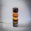 Aqua Onyx Lamp -  20" Tall, x 5.5" Diameter - (Medium #27)