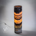 Aqua Onyx Lamp -  20" Tall, x 5.5" Diameter - (Medium #27)