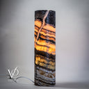 Aqua Onyx Lamp -  20" Tall, x 5.5" Diameter - (Medium #27)