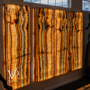 Exotic Aqua Onyx Wall Panels (Quad Set #1)