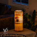 Honeycomb Onyx - 12" Tall, x 4.5" Diameter (Small Table Lamp #1)