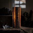 Tangerine Onyx - 12" Tall, x 4.5" Diameter (Small Table Lamp #3)